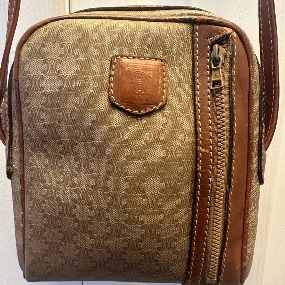 Celine vintage macadam Crossbody Bag- pre loved condition